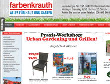Tablet Screenshot of farbenkrauth.de